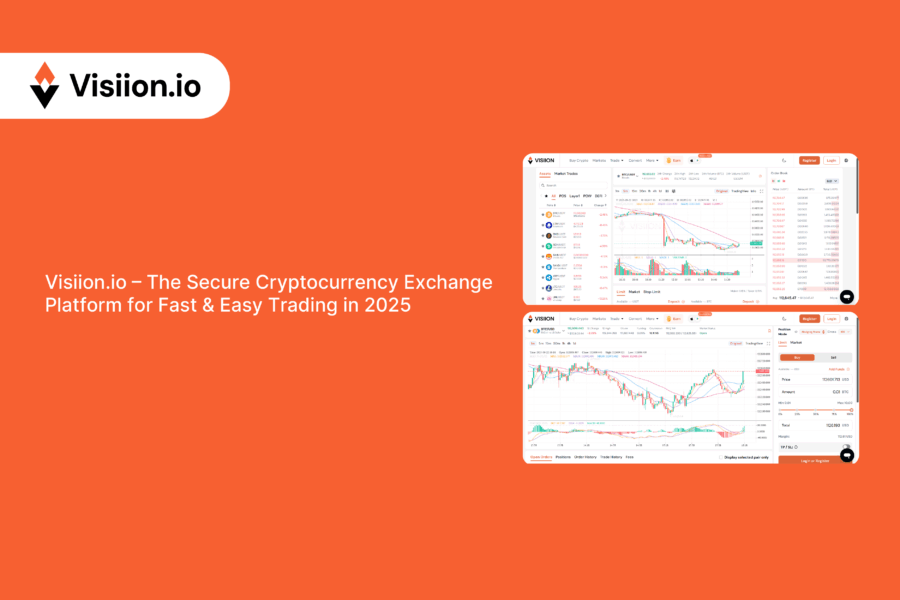 Visiion.io – The Secure Cryptocurrency Exchange Platform for Fast & Easy Trading in 2025